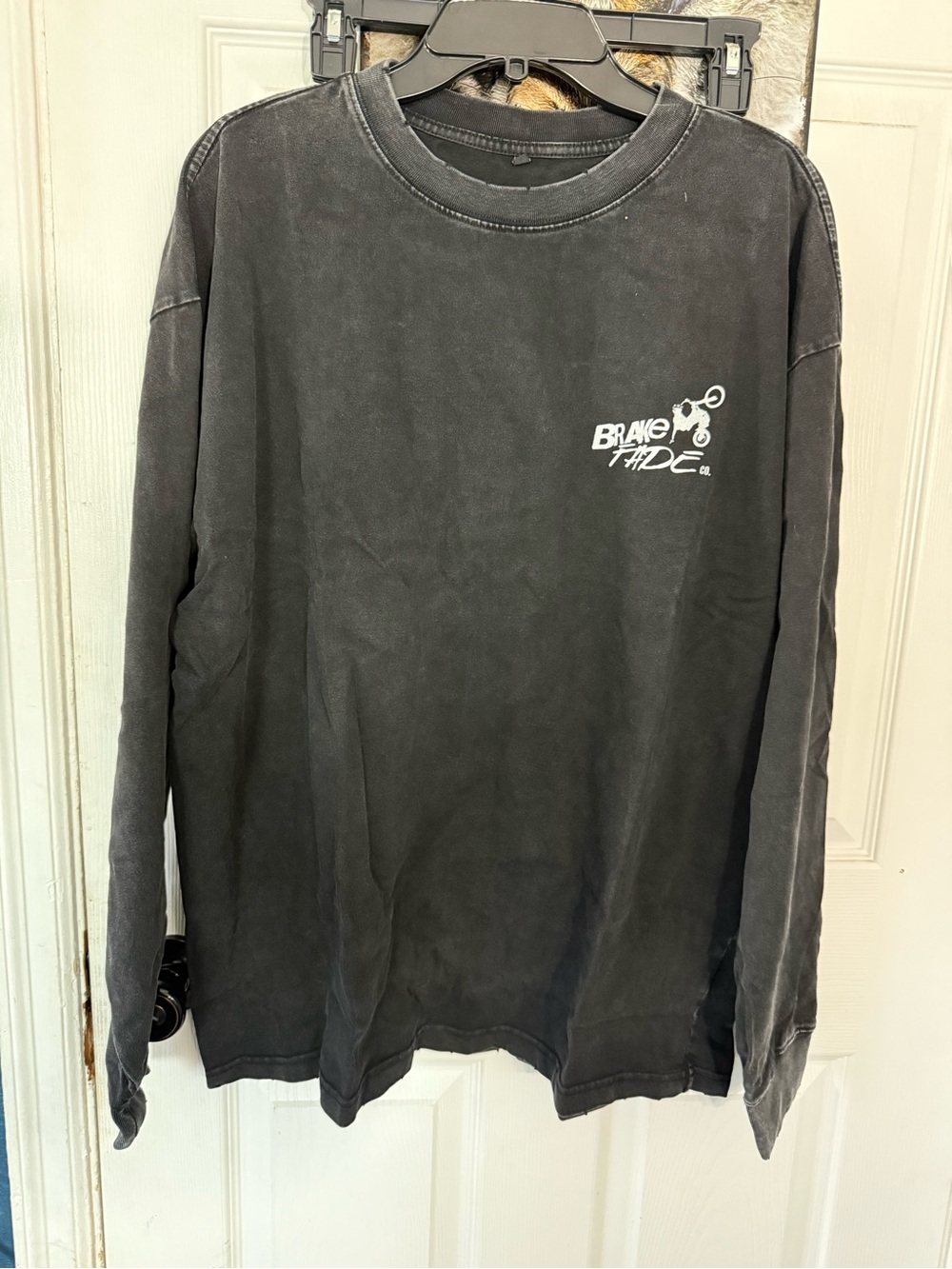 Black Long-Sleeve Graphic Tee